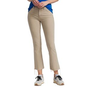 MOTHER jeans size 31 Insider Ankle Fray Cropped mid-rise silhouette